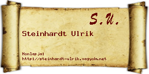 Steinhardt Ulrik névjegykártya